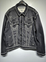 True Religion Black Trucker Jacket XXL
