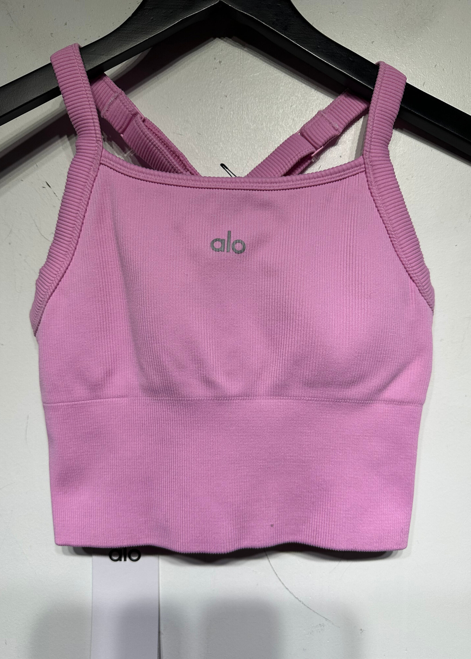 NWT Alo 'Alosoft' Pink Bra Top XS