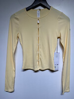 NWT Alo 'Dreamlight' Yellow LS XS