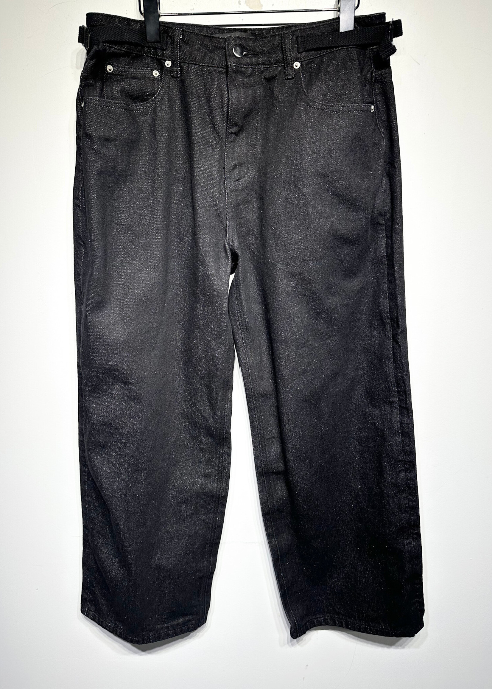 Concrete Orchids Black Wide Leg Pants Masc 34