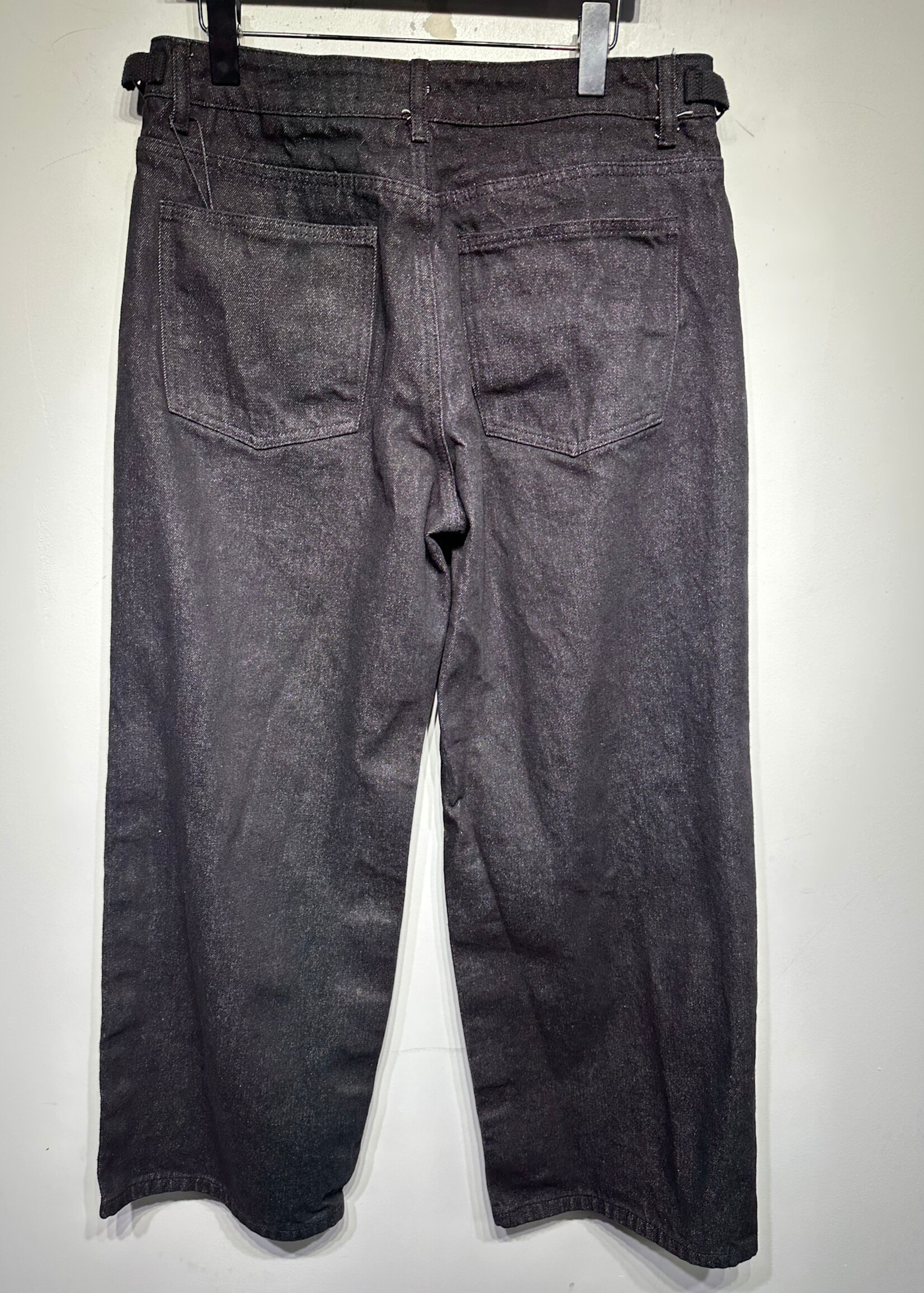 Concrete Orchids Black Wide Leg Pants Masc 34