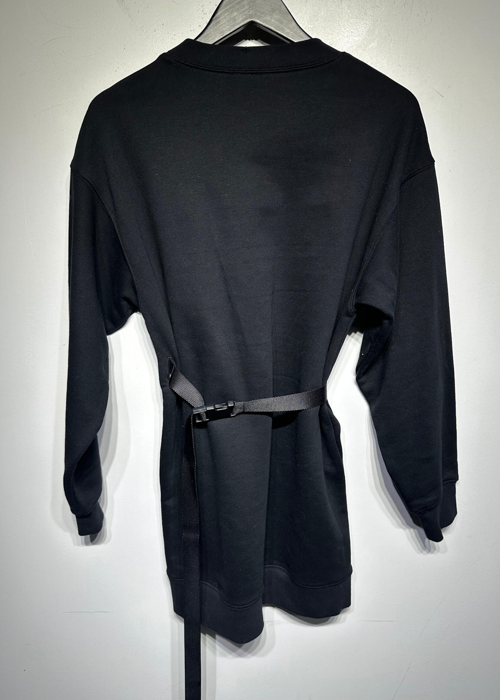 Alo Black Belted Long Sweater XS