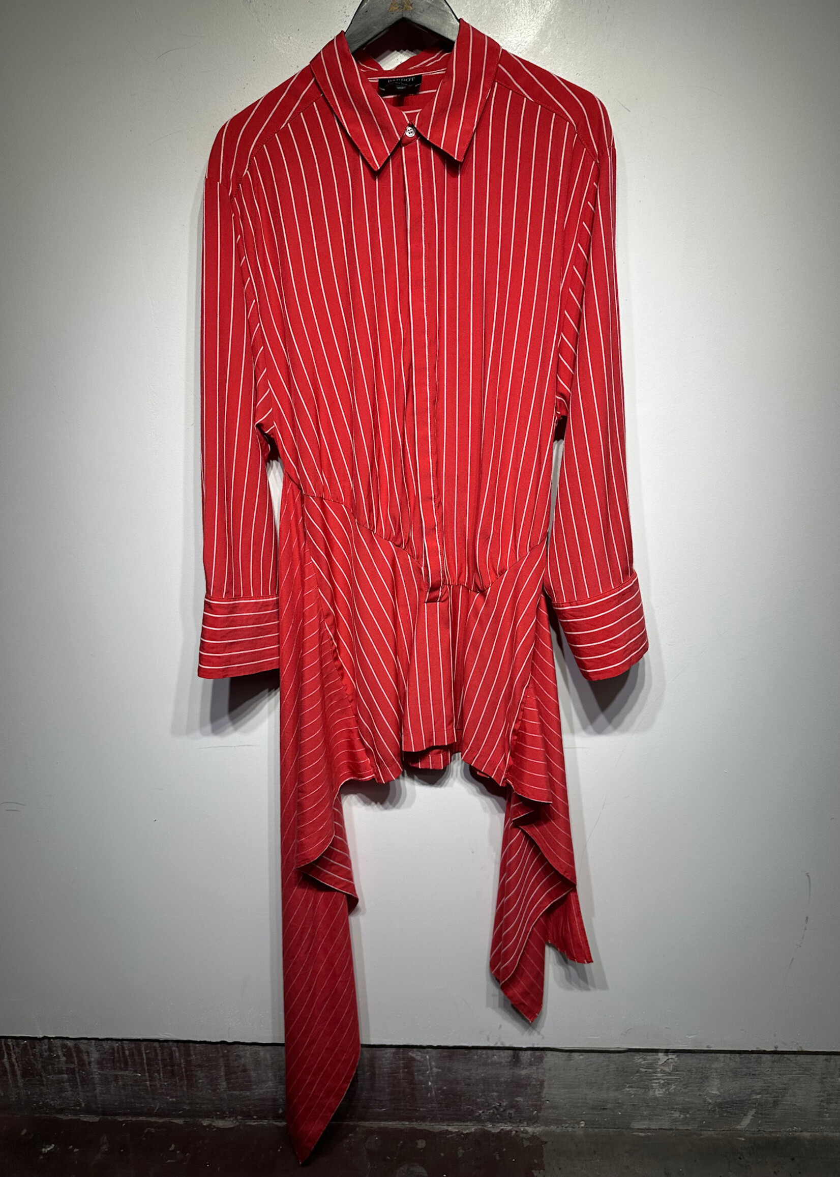 Bardot Red Striped B/U Flowy Dress Fem S