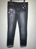 Ed Hardy Embroidered Skinny Jeans 31