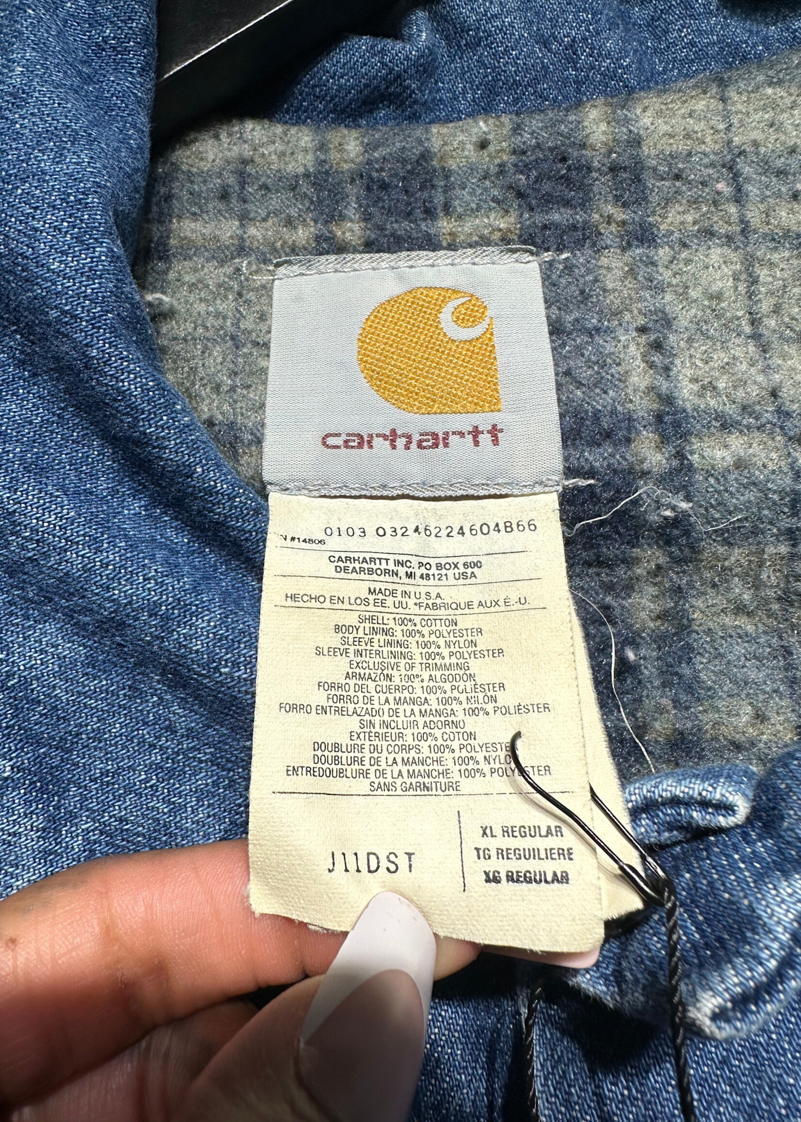Carhartt Desert Fire Jean Jacket XL