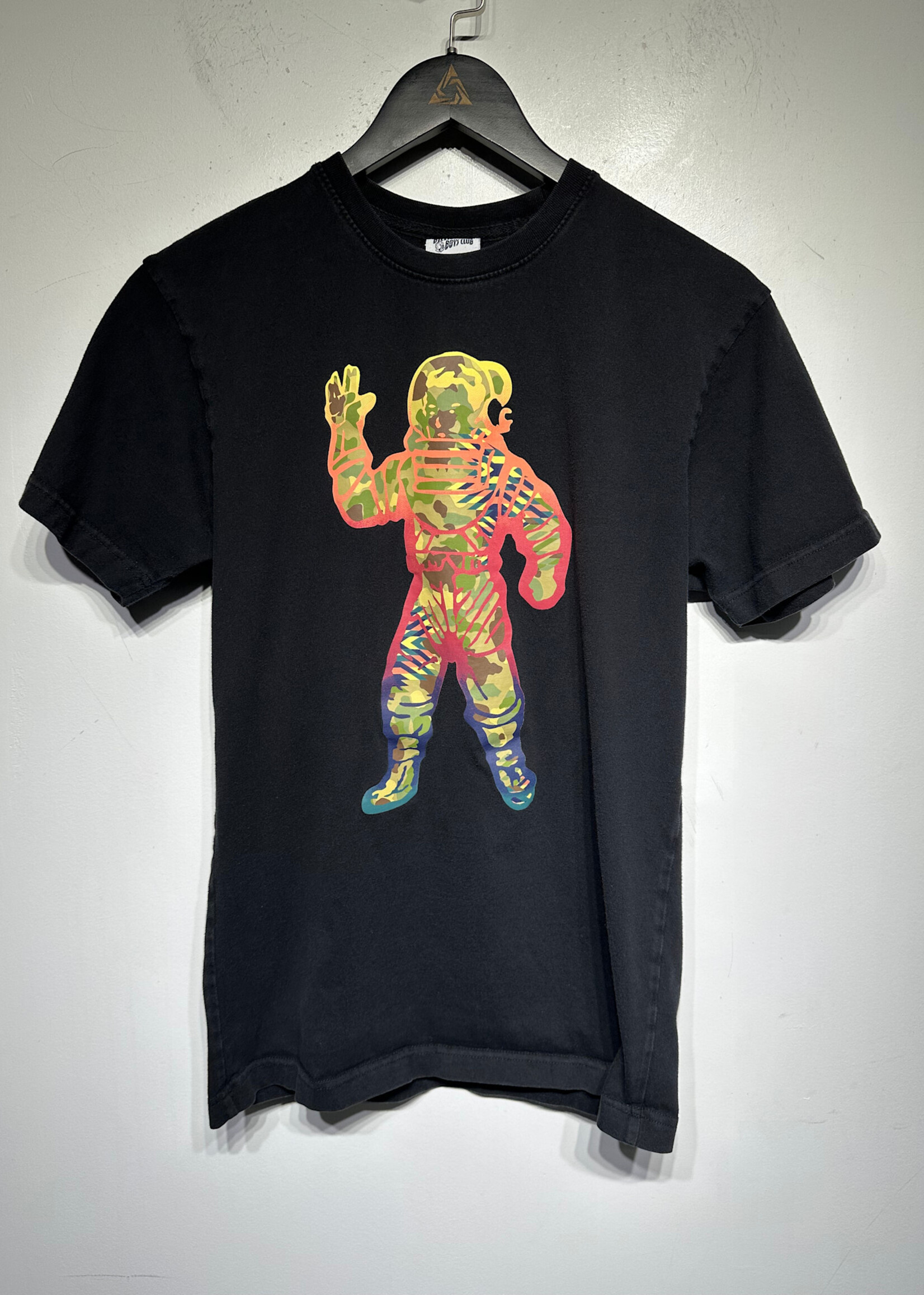 BBC Camo Rainbow Black Logo Tee S