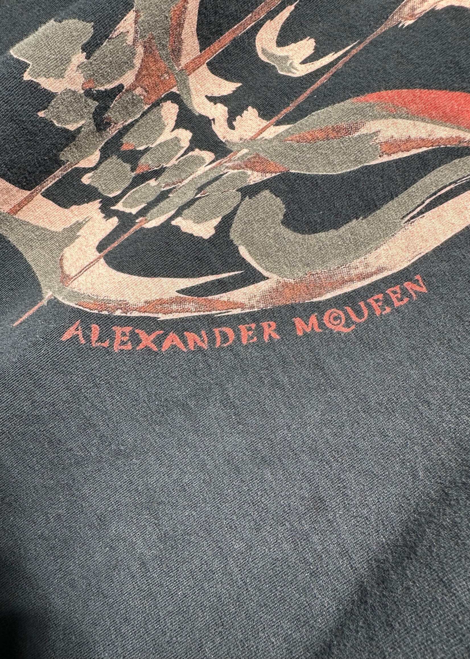 Alexander Mqueen Black Skull Tee S