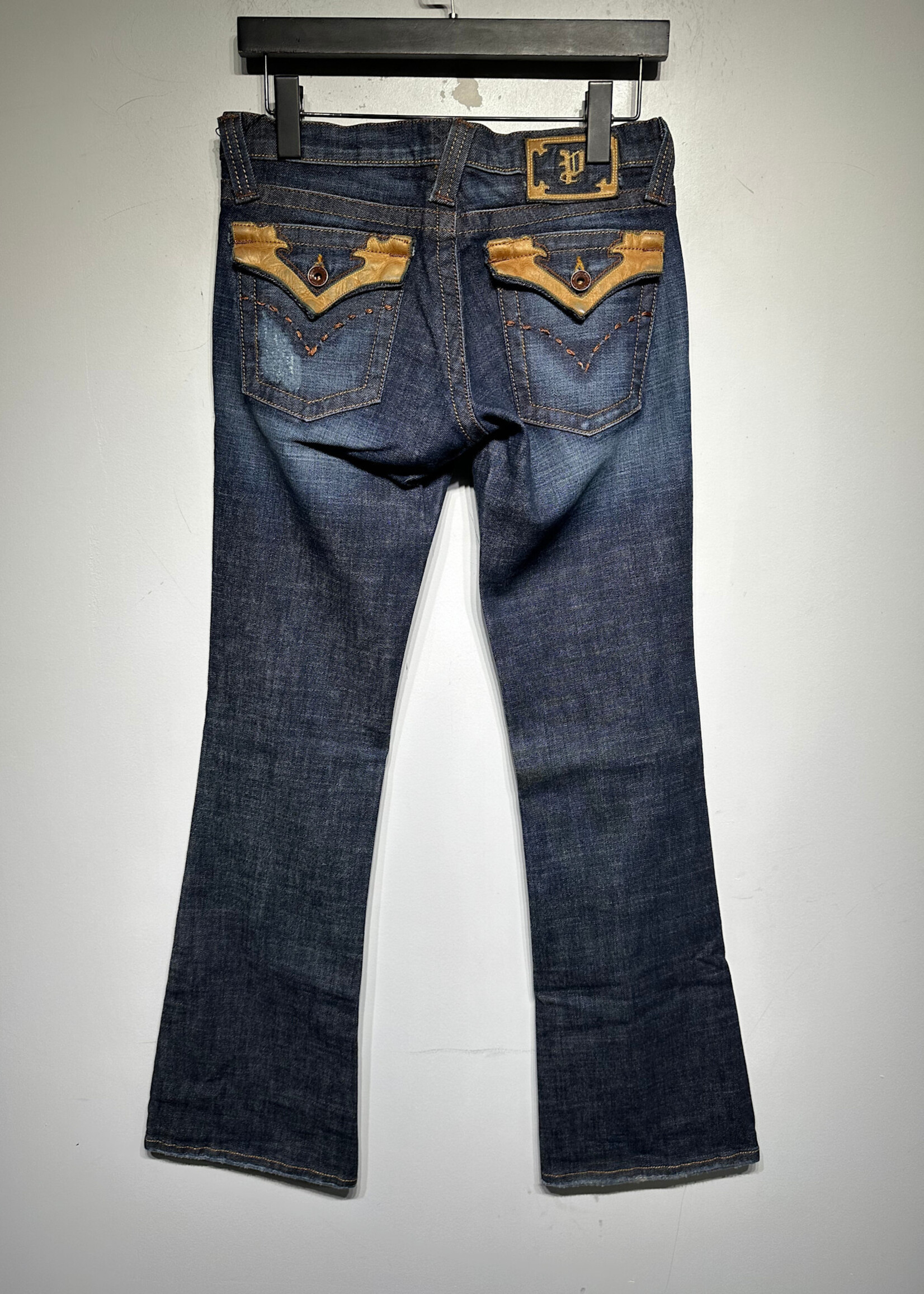 AG Joie Midwash Y2K Cargo Bootcut Jeans Fem 27