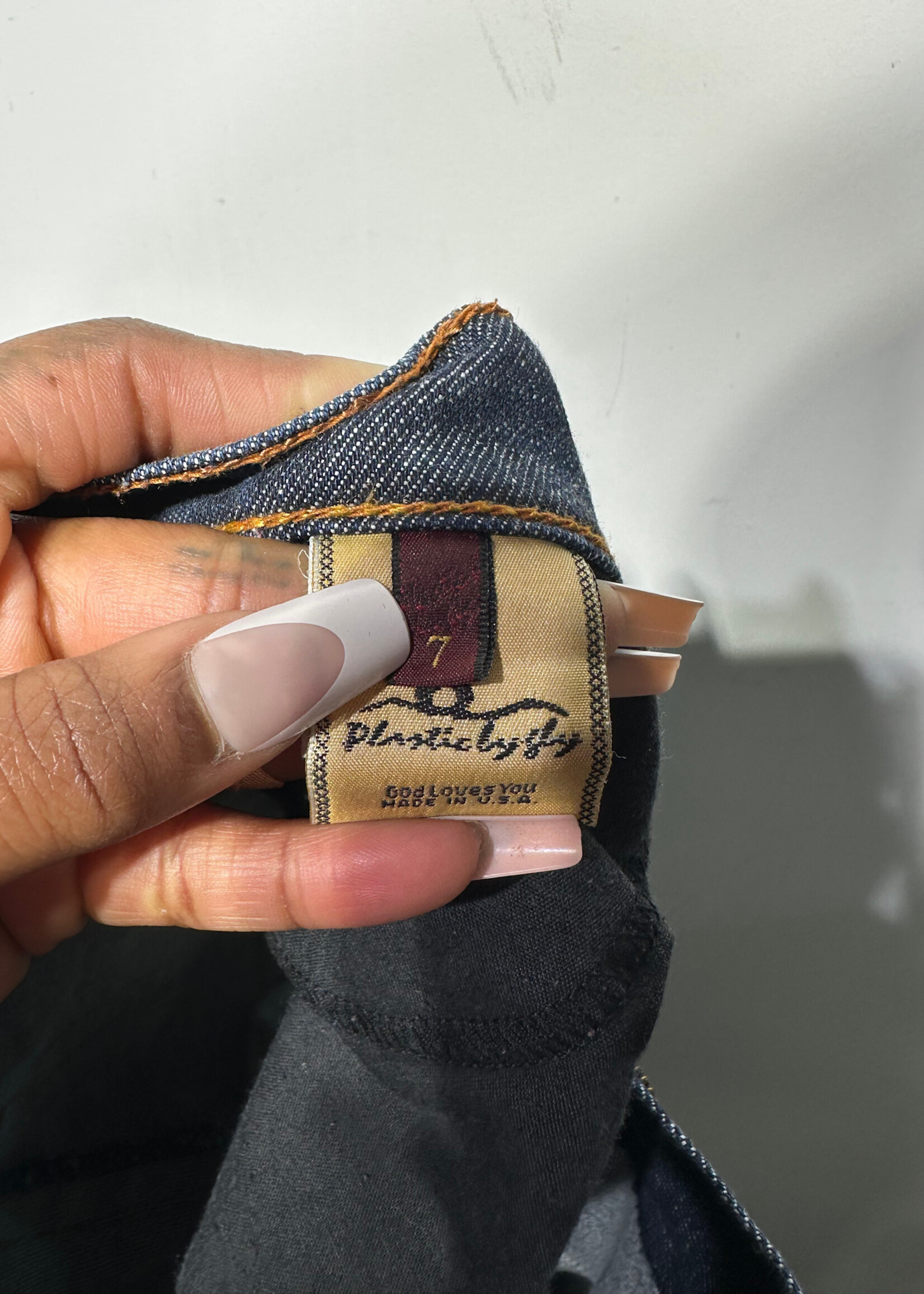 AG Joie Midwash Y2K Cargo Bootcut Jeans Fem 27