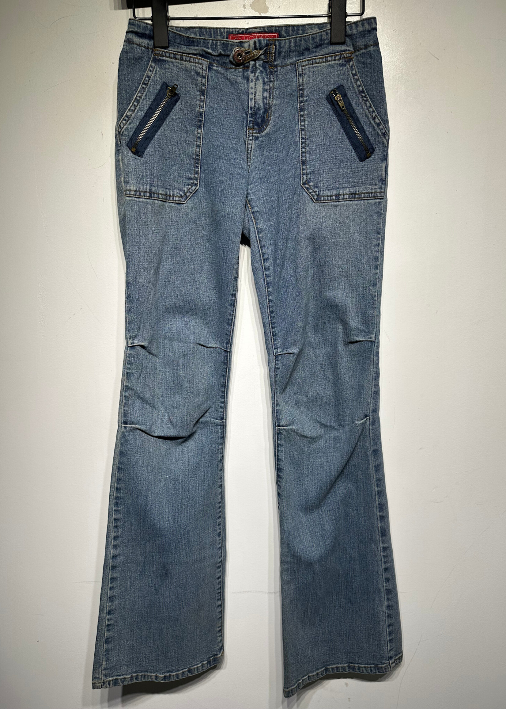 Hot Kiss Light Wash Zip Pants 26
