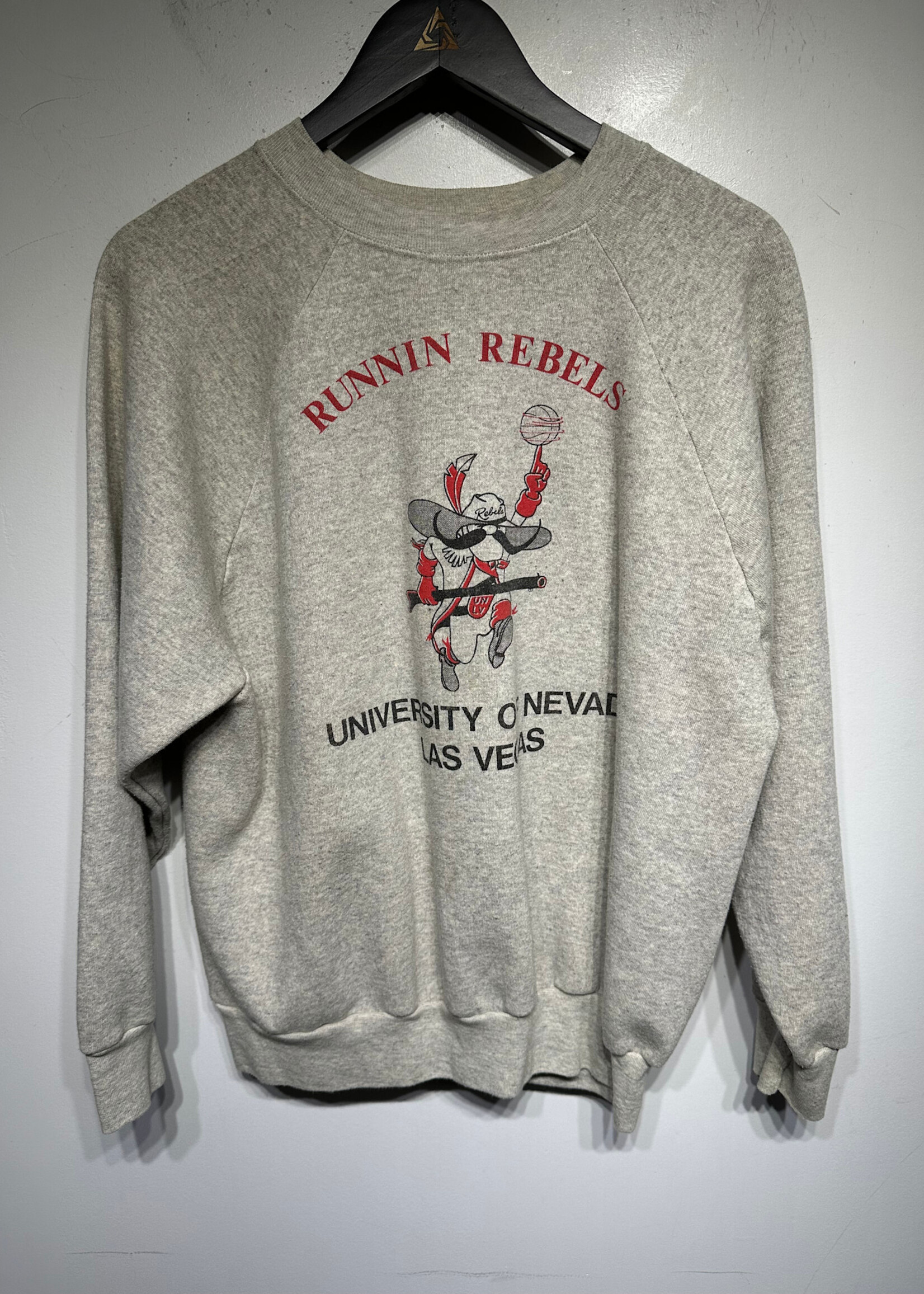 Vintage Running Rebel Grey Sweater Fits L