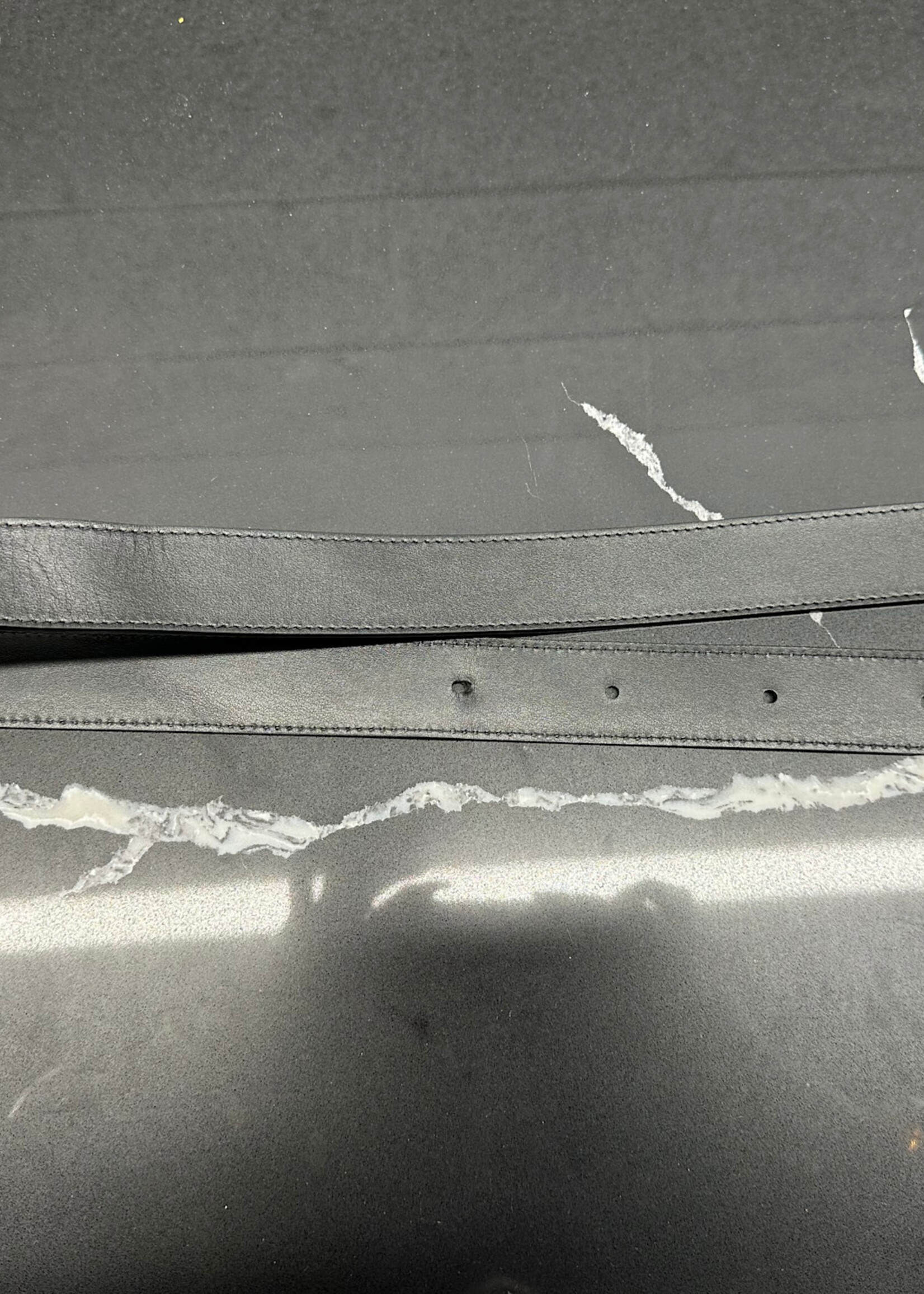 Louis Vuitton Uniform Black Belt Masc 36