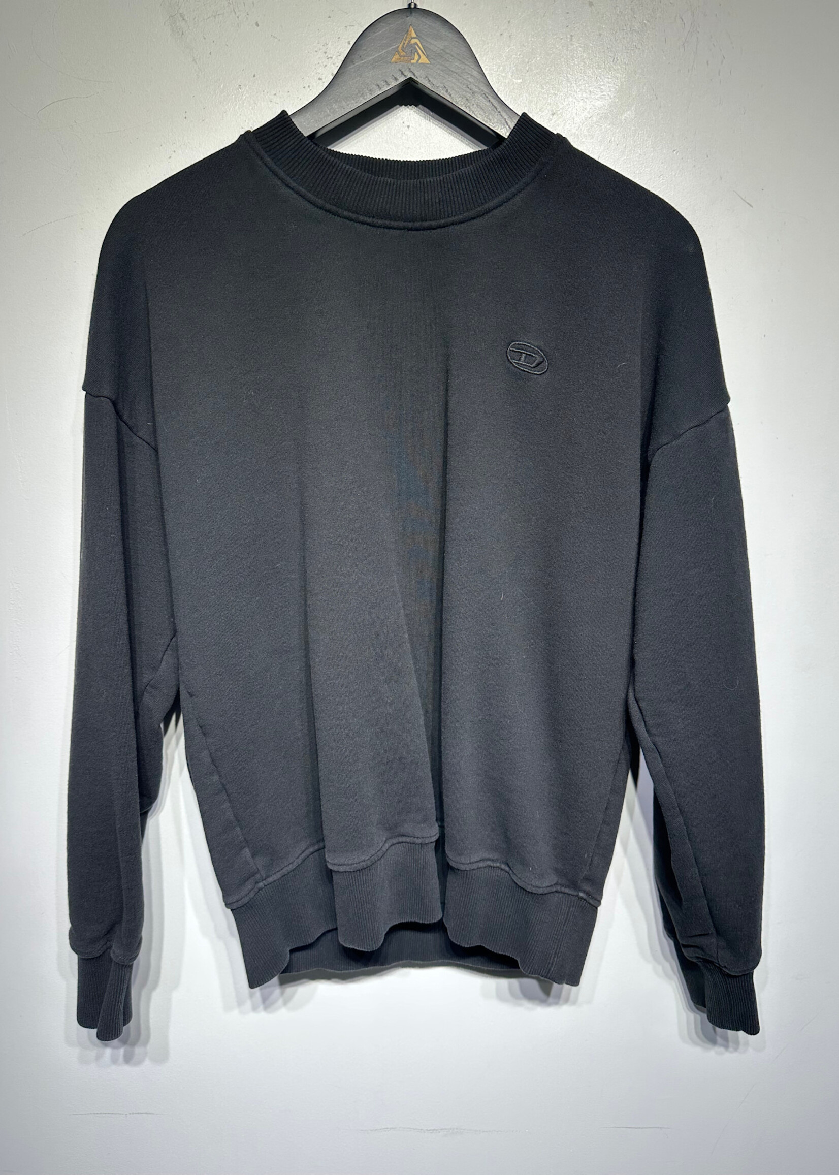 Diesel Black White Logo Sweater Masc S