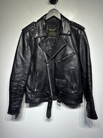 Lusso Leather Biker Jacket Masc S