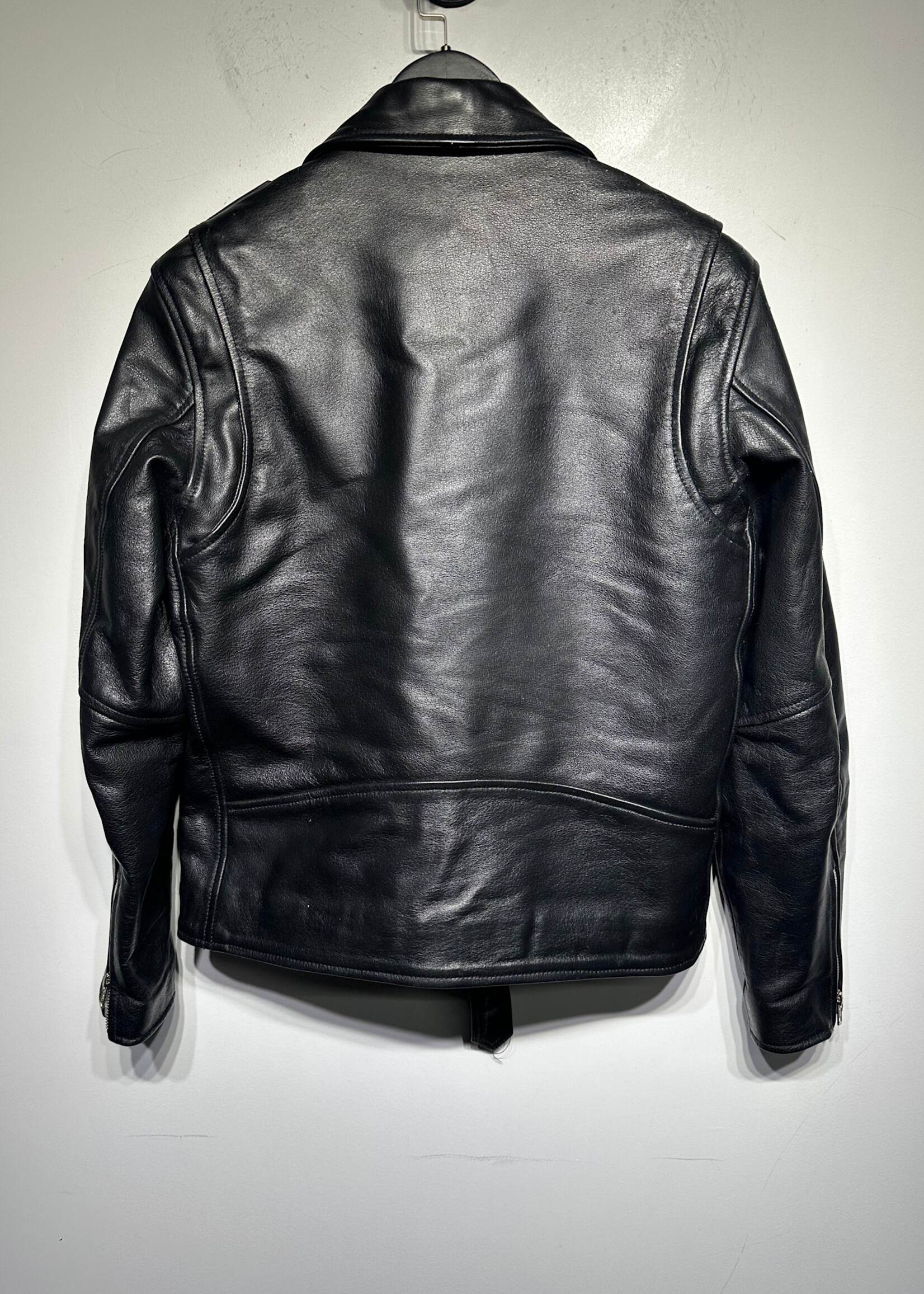 Lusso Leather Biker Jacket Masc S