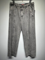 Disel Grey Wash Baggy Pleated Jeans Masc 32 As Is