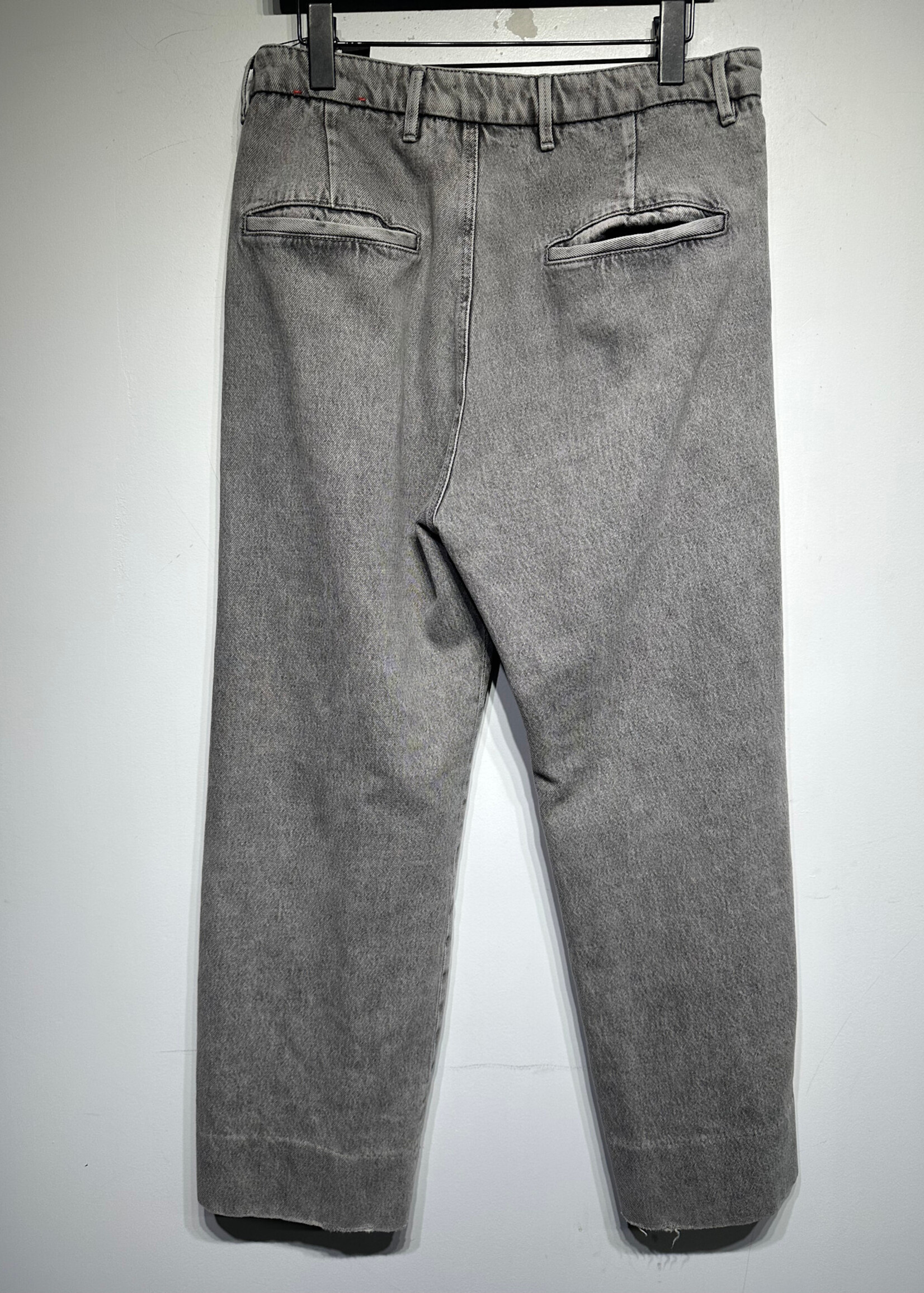 Disel Grey Wash Baggy Pleated Jeans Masc 32 As Is