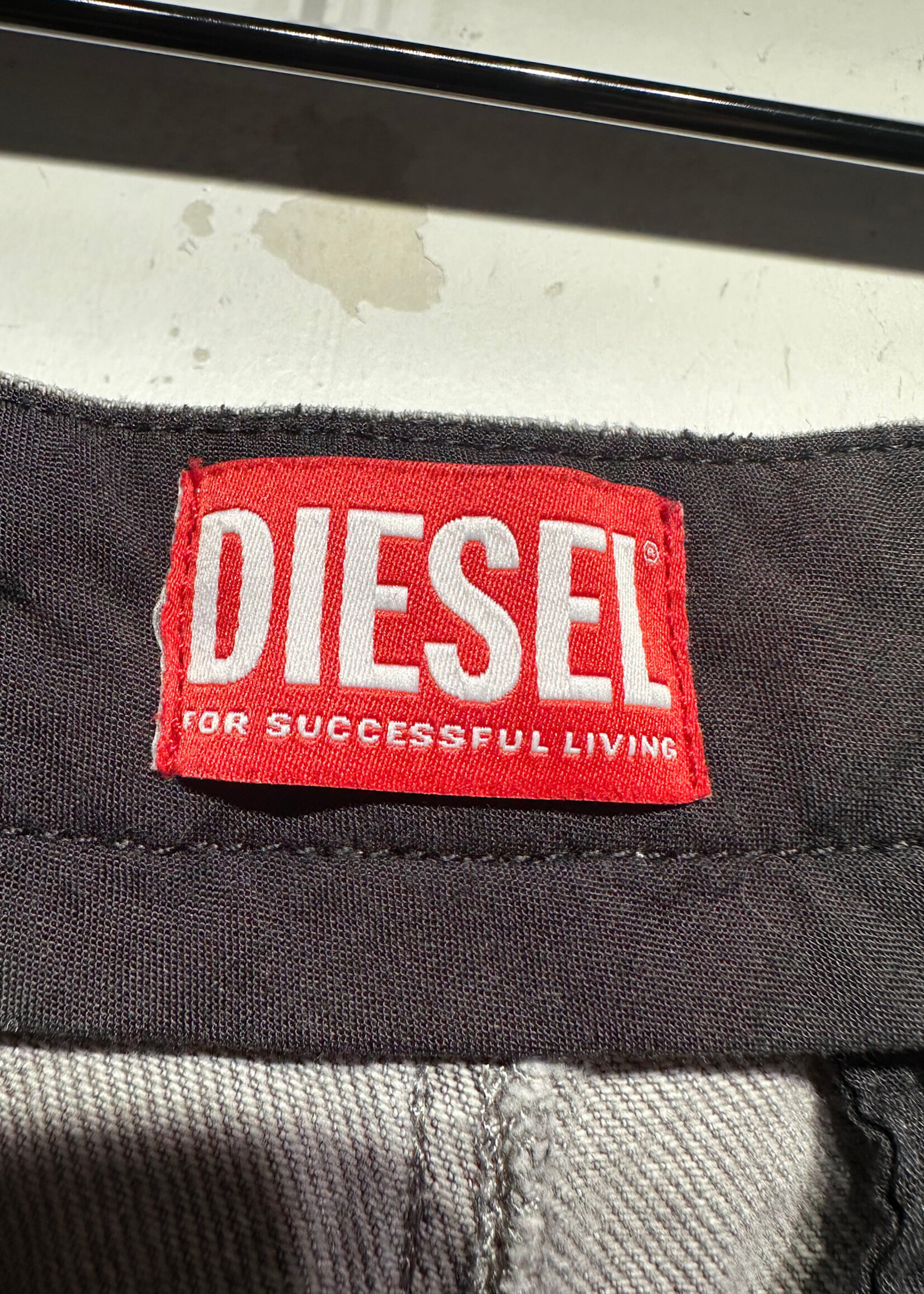 Disel Grey Wash Baggy Pleated Jeans Masc 32 As Is