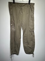 BCBG Y2K Green Embroidered Pants Fem 32