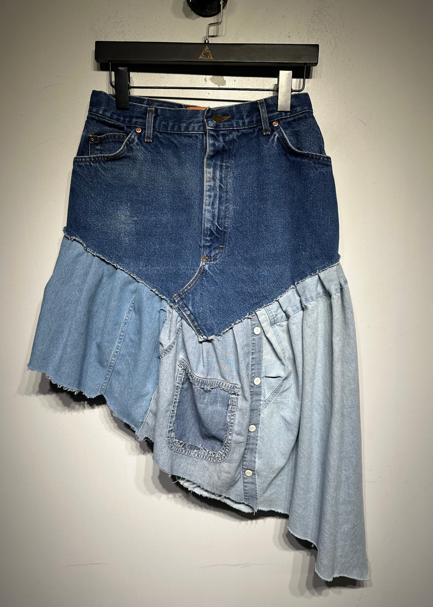 Urban Renewal Reworked Denim Skirt 27