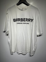 Burberry Big Logo White Tee XXXL As Is
