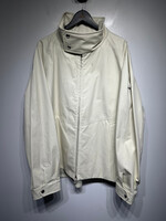 Burberry White Nylon Oversized Jacket XXXL