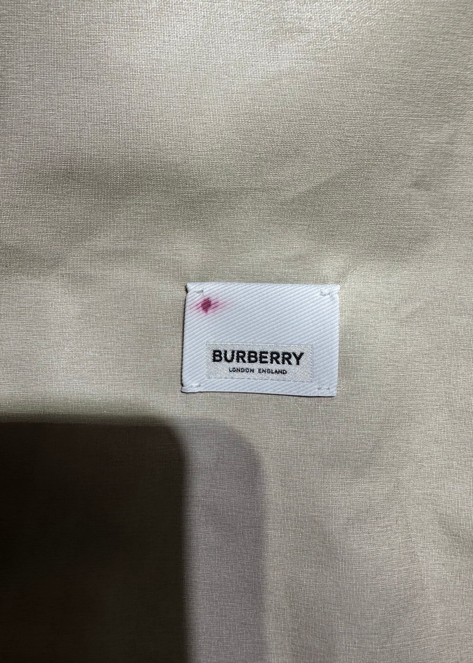 Burberry White Nylon Oversized Jacket XXXL
