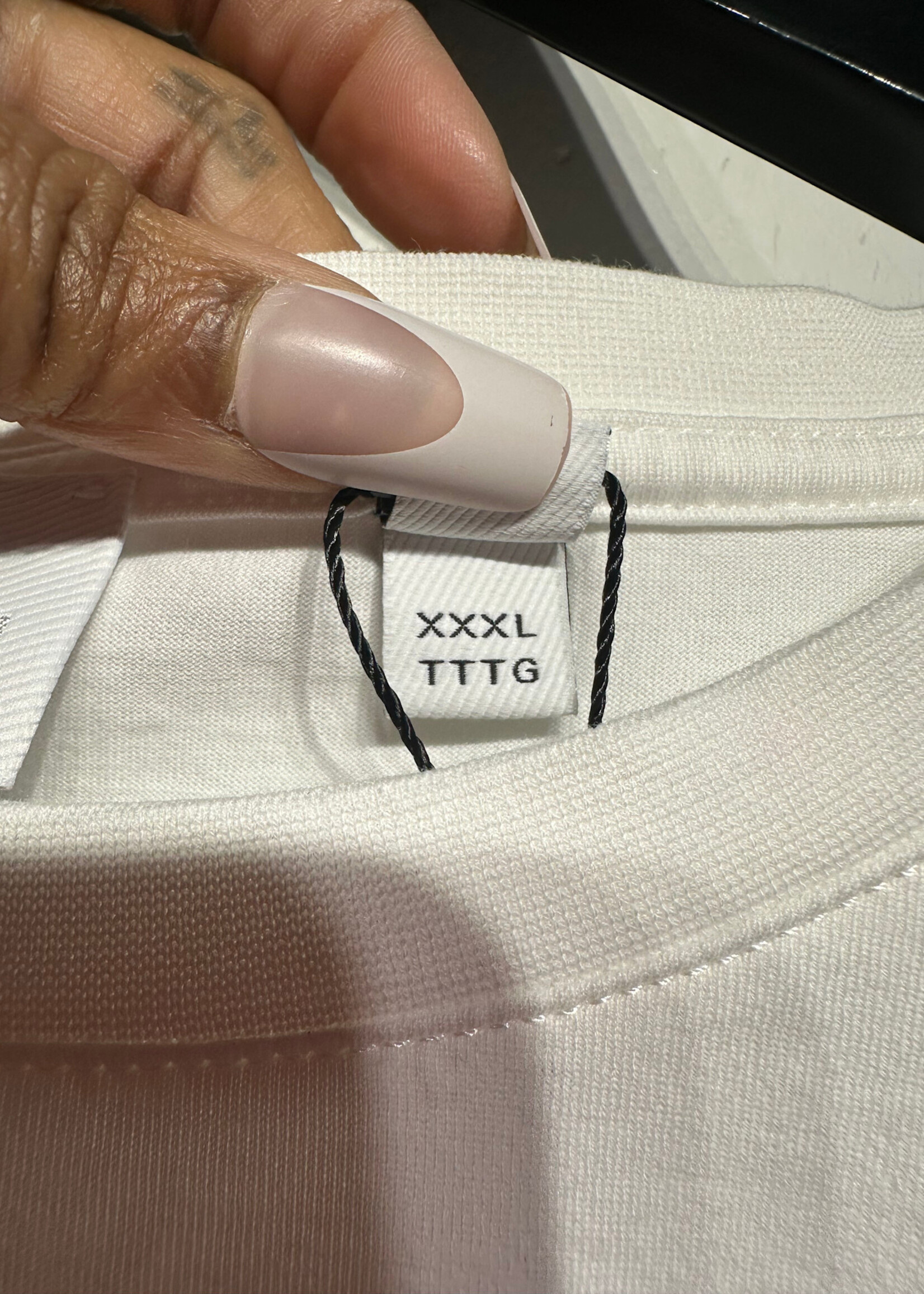 Burberry TB White Logo Tee XXXL