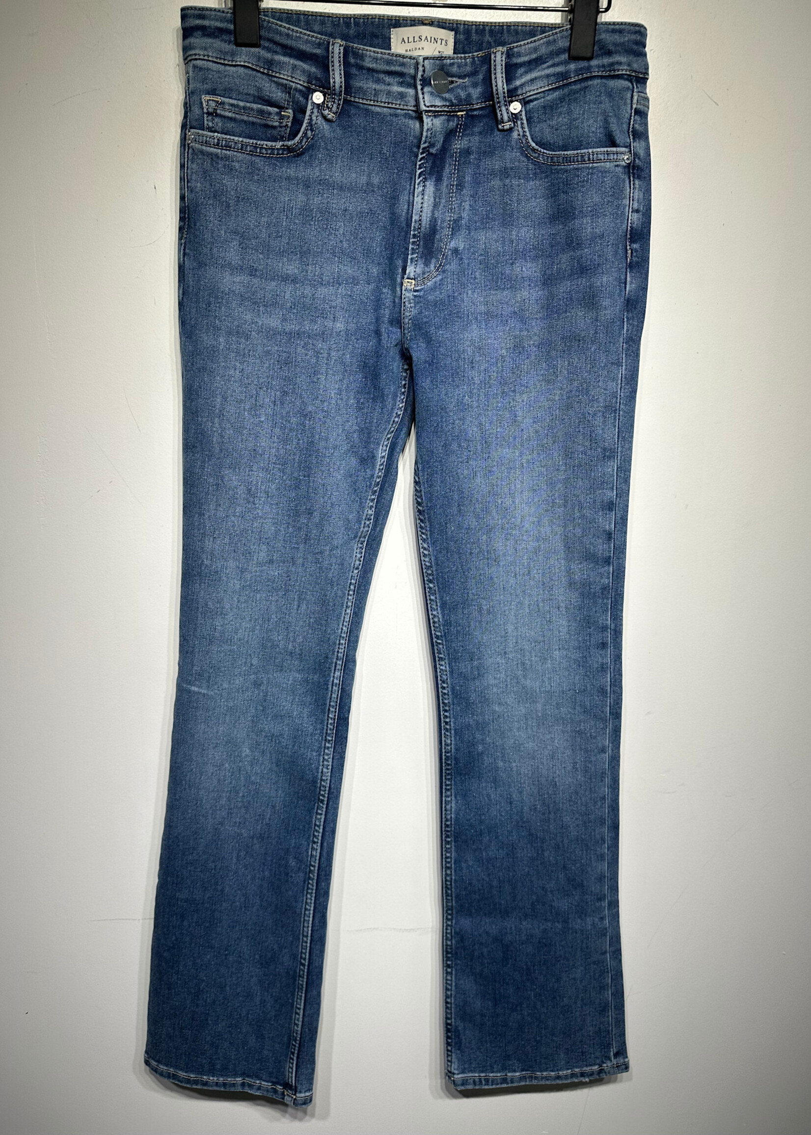 Allsaints Haldan Regular Wash Bootcut Jeans 27