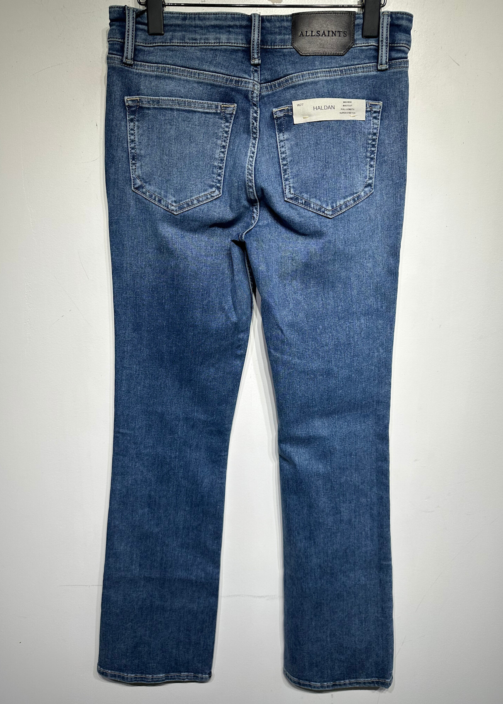 Allsaints Haldan Regular Wash Bootcut Jeans 27