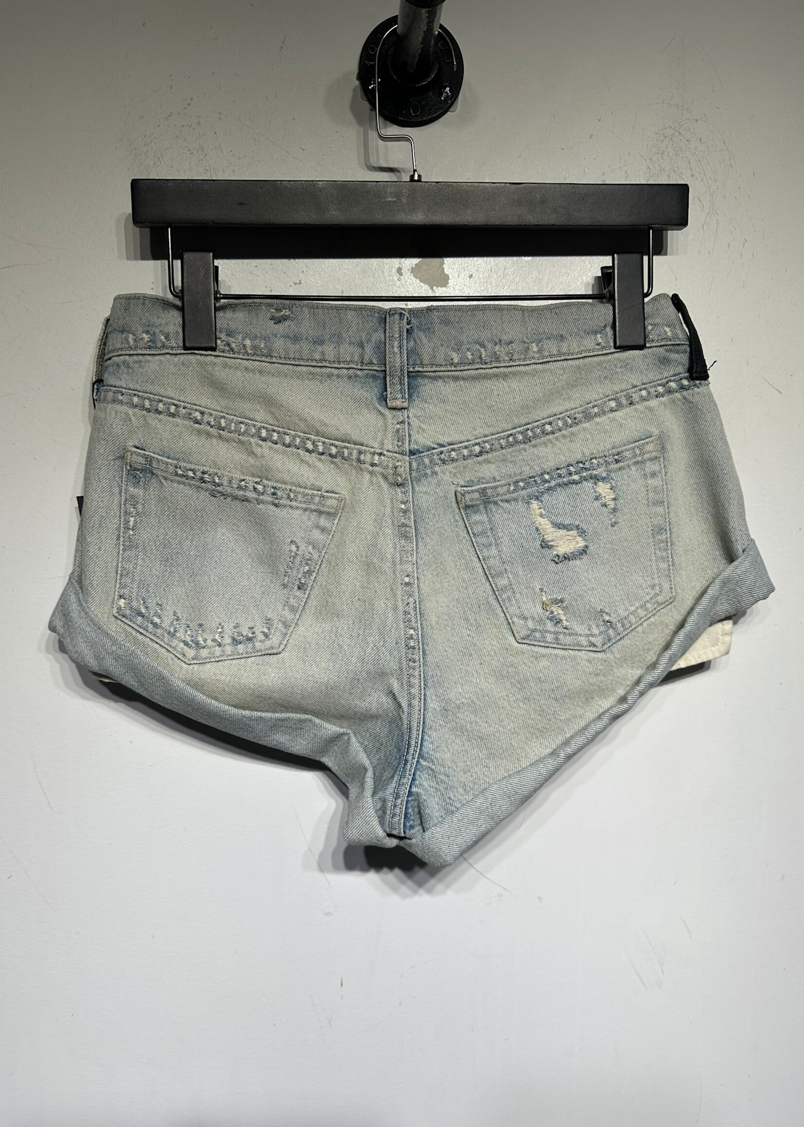 Alexander Wang Cuffed Denim Shorts 25