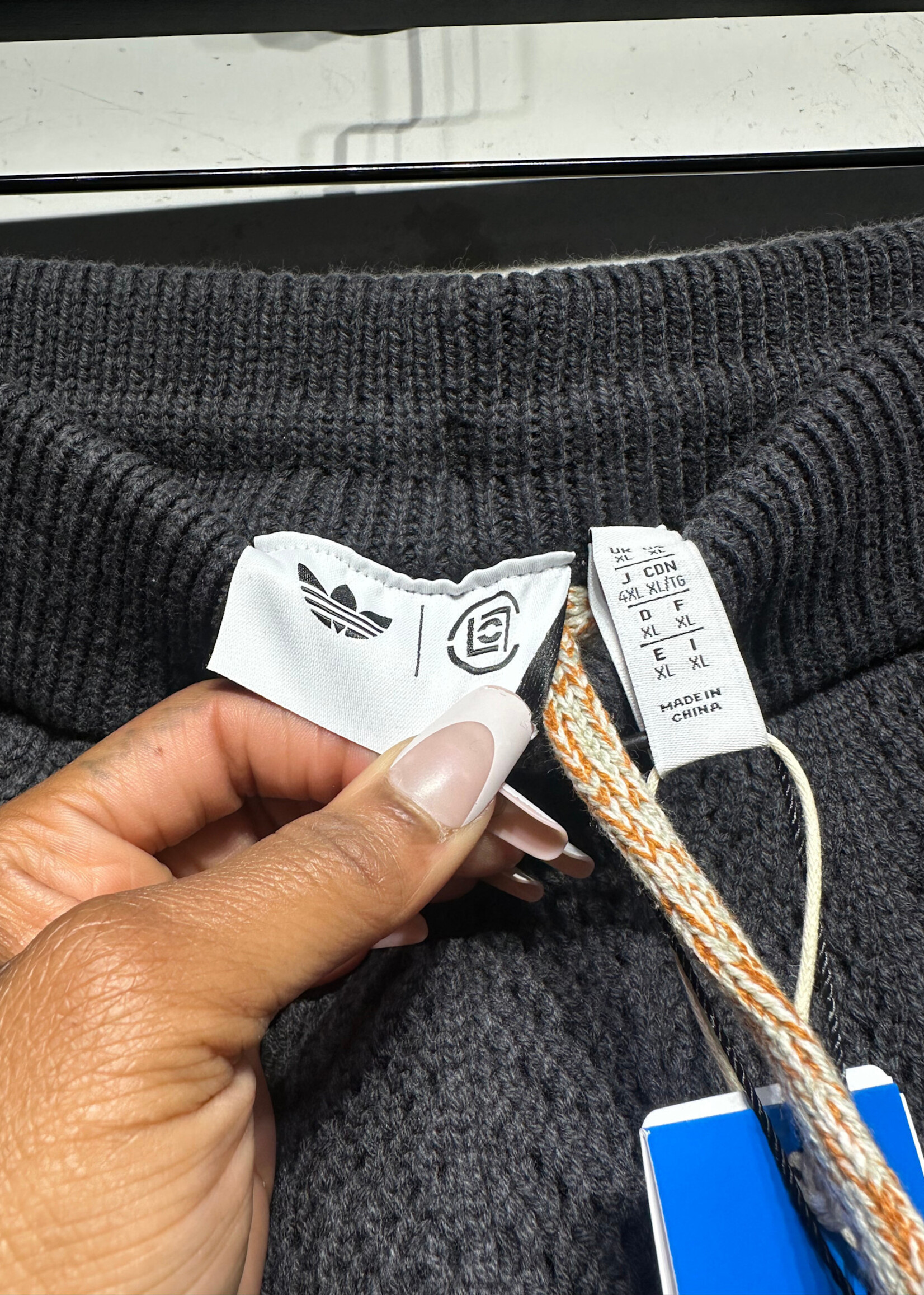 Adidas Clot Grey Woven Shorts Masc XL