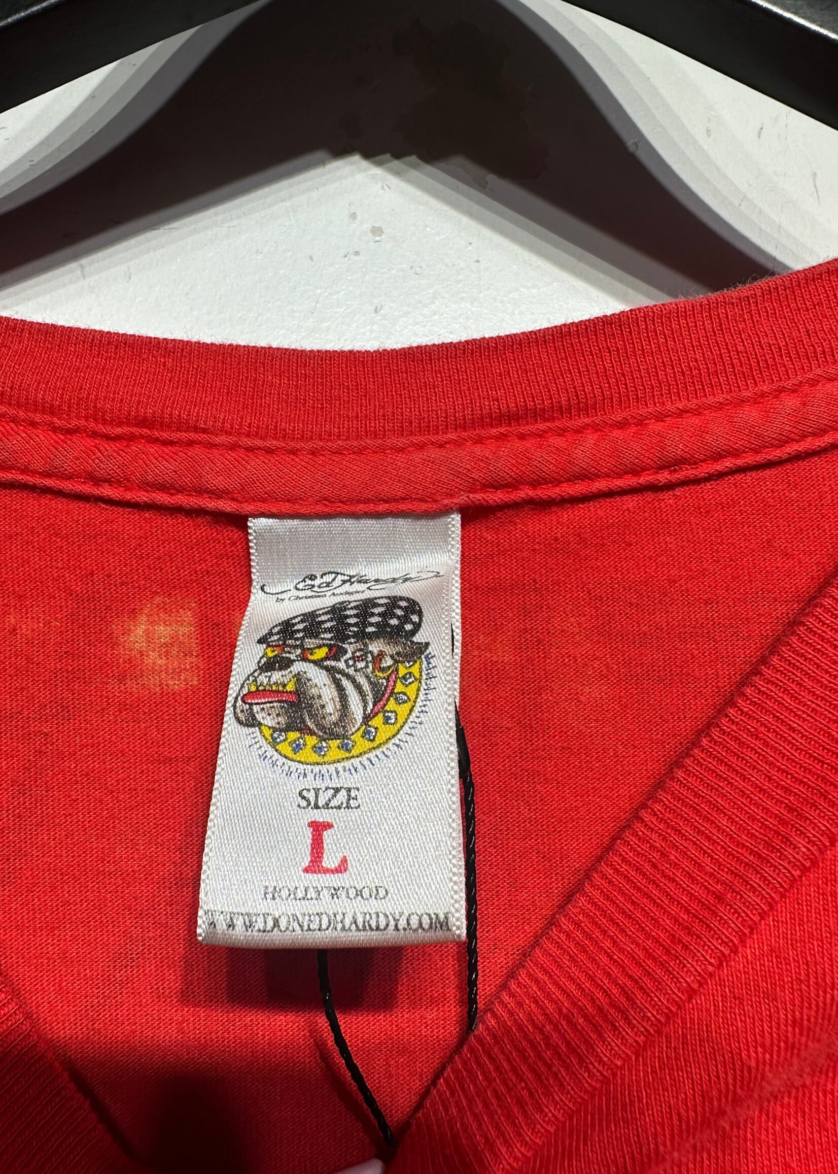 Ed Hardy 2000s Red Eagle Tee AS IS L