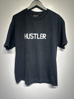 Hustler Black 00s Logo Tee XL