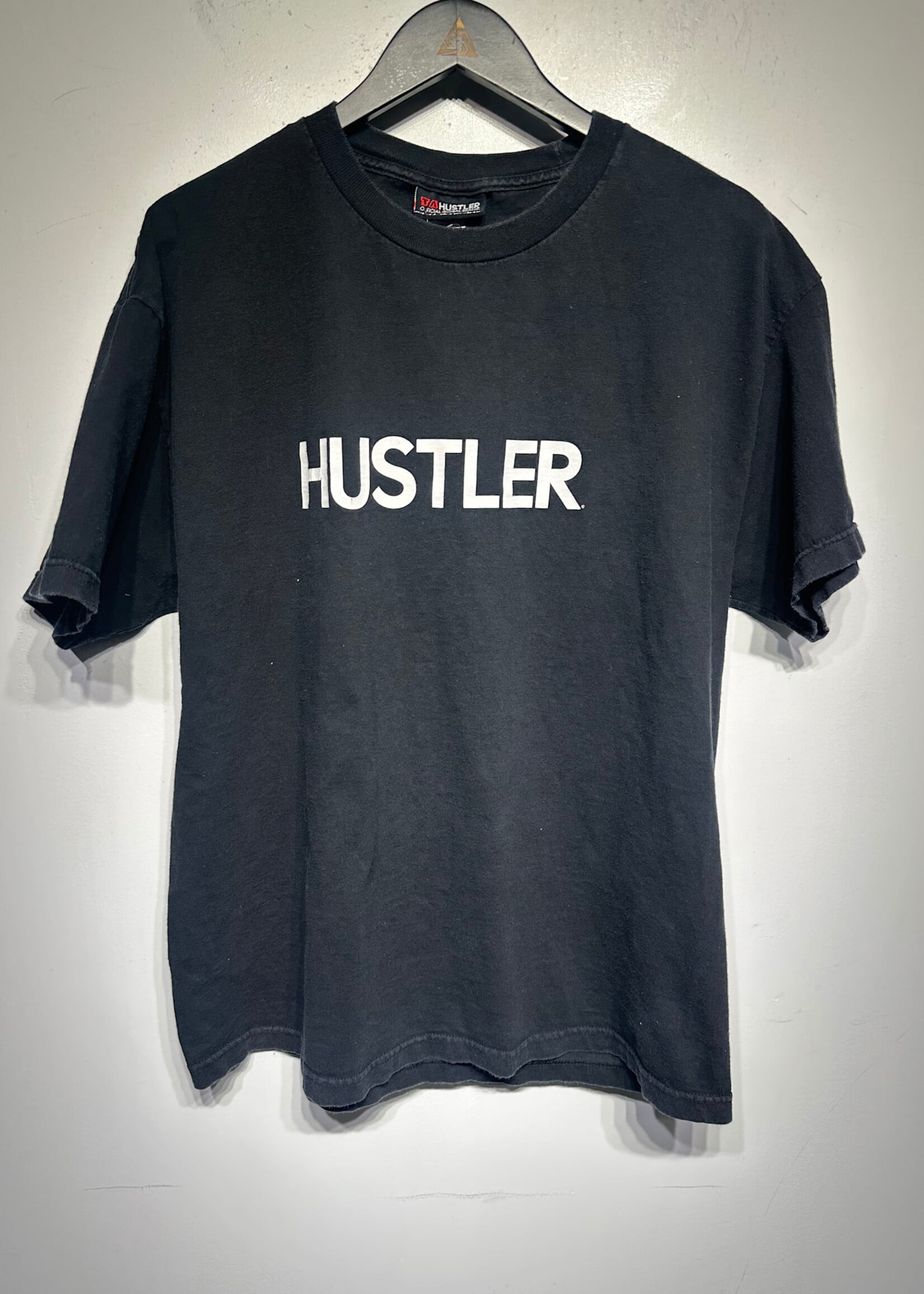 Hustler Black 00s Logo Tee XL