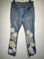 Levi's Reworked Crochet Jeans Unisex 28 AS IS