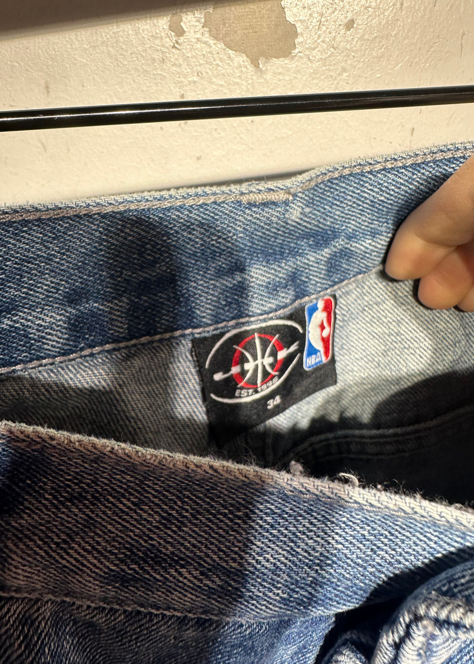 NBA Patch Detail Jeans 34