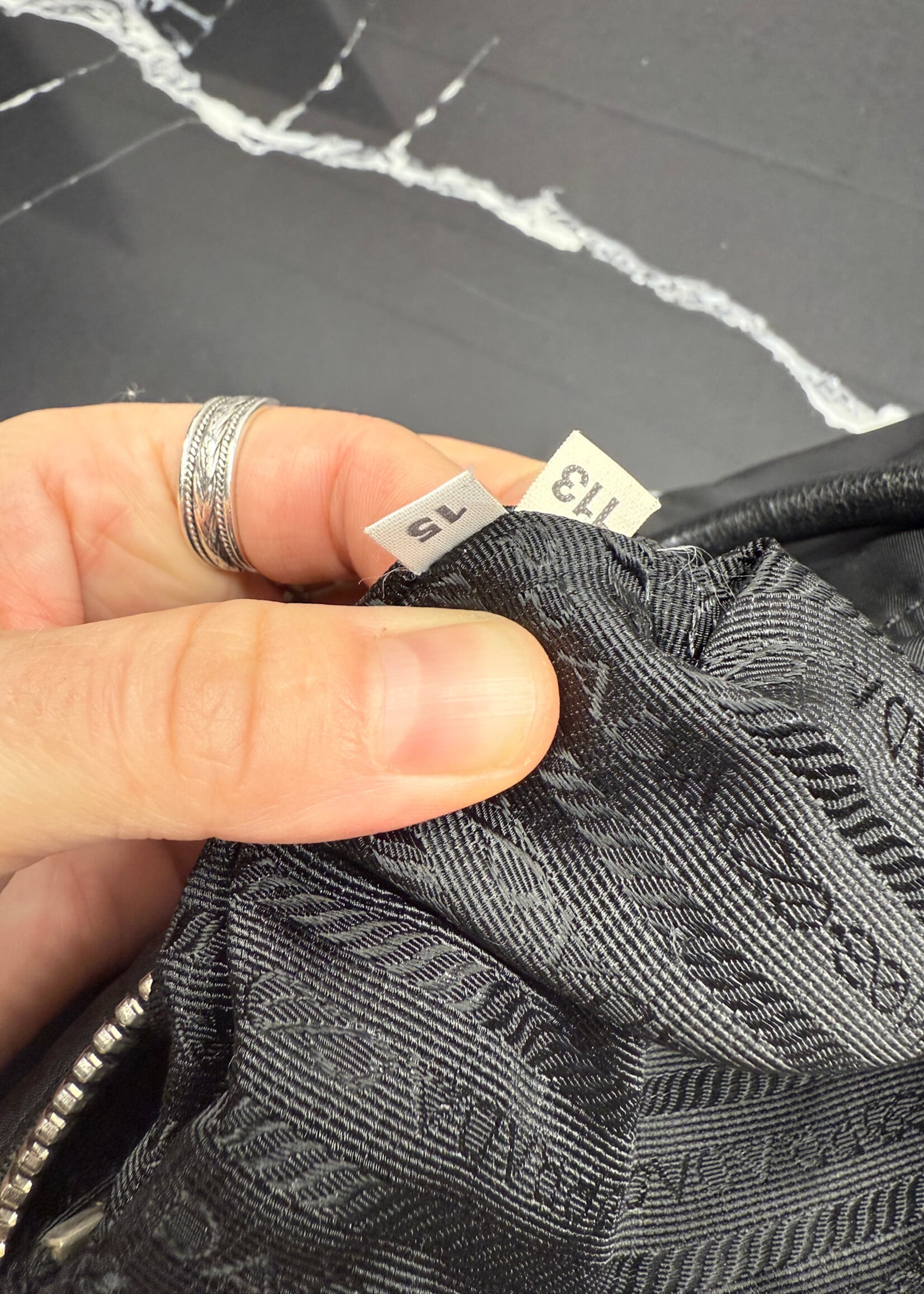 Prada Baguette Nylon Shoulder Bag