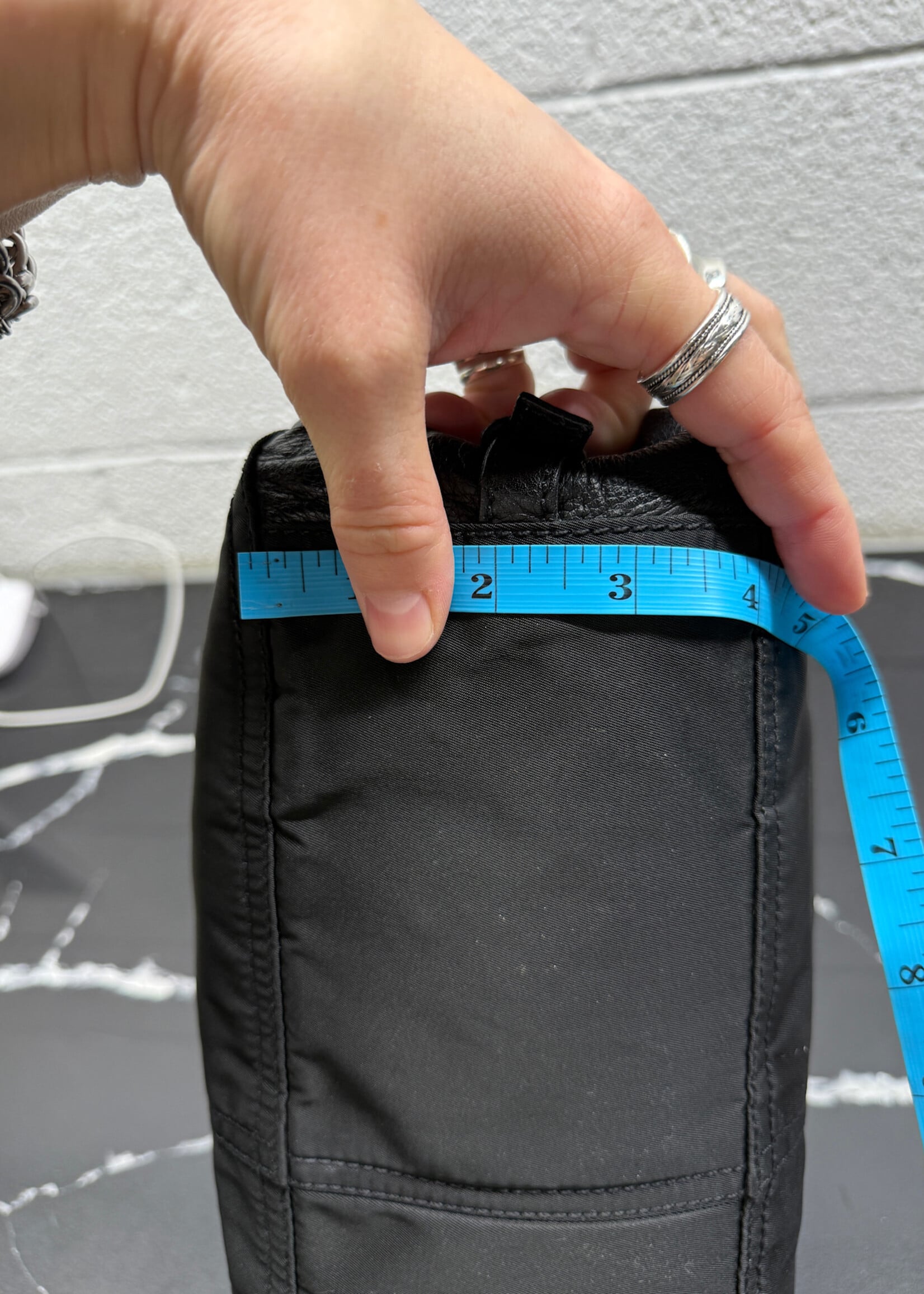 Prada Baguette Nylon Shoulder Bag