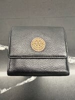 Tory Burch Black Small Folding Wallet