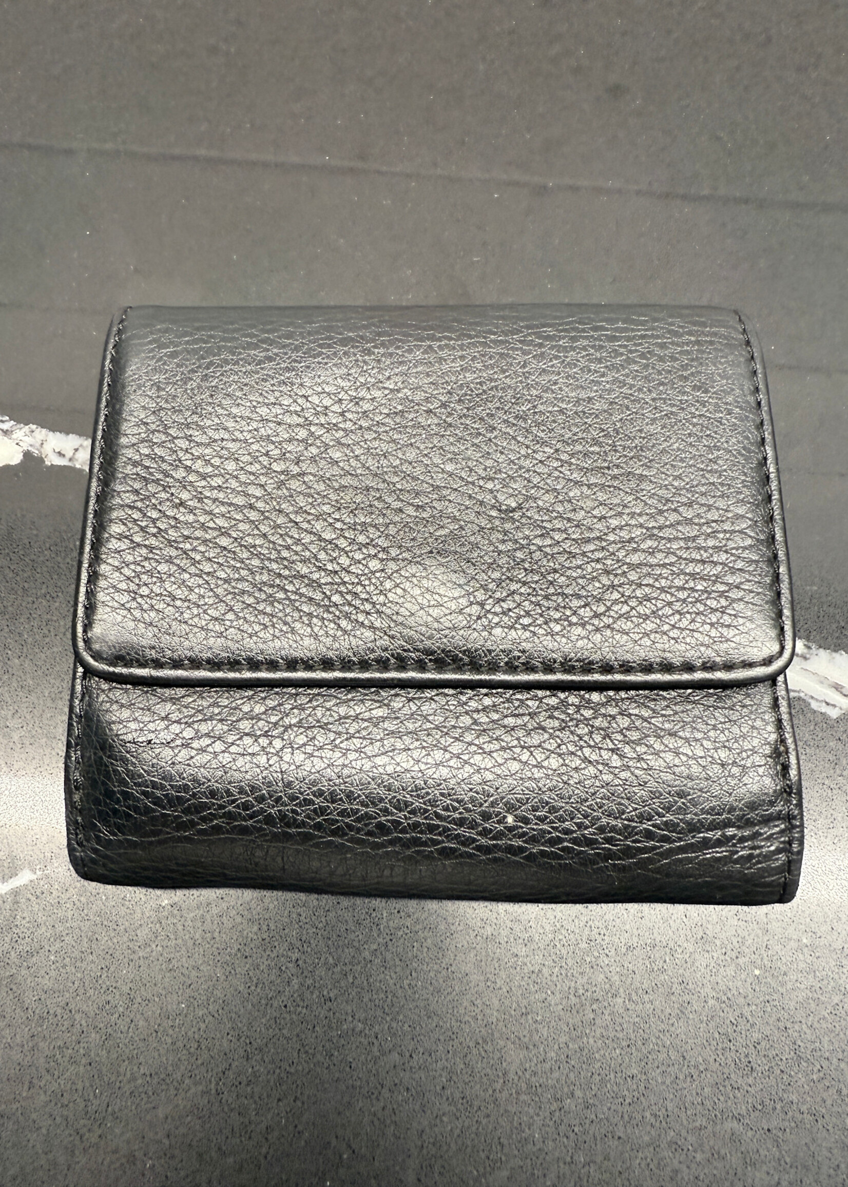 Tory Burch Black Small Folding Wallet