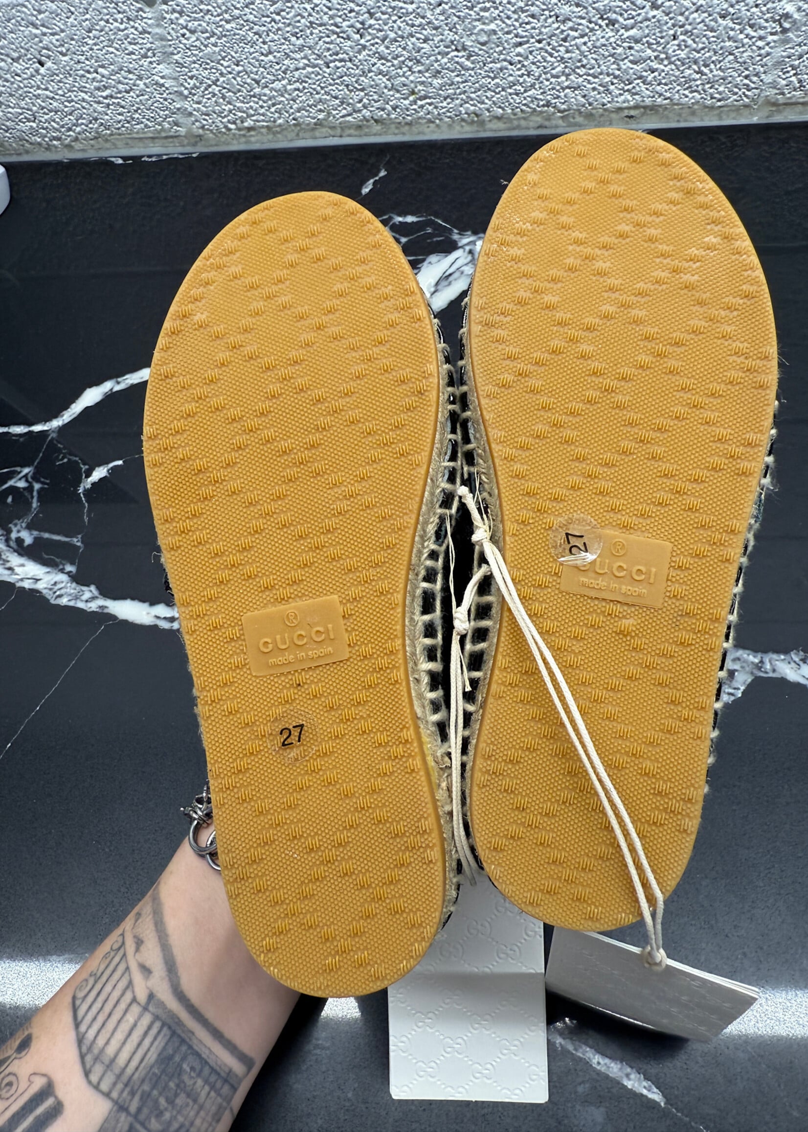 NWT Gucci Kids Espadrilles 10.5