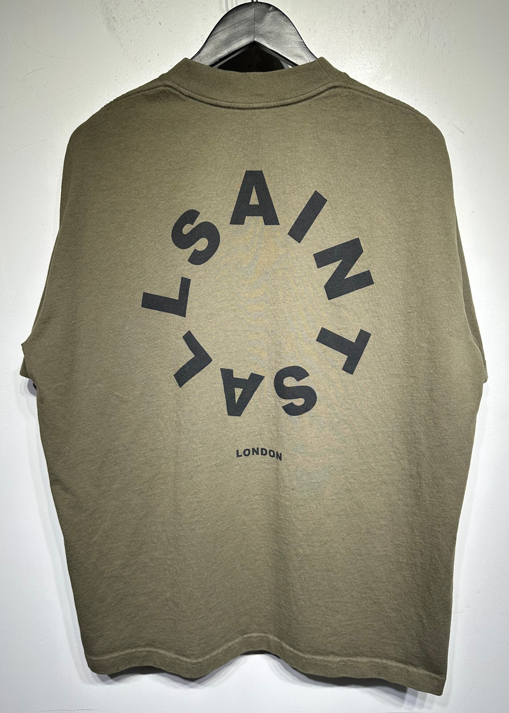 Allsaints Green Circle Logo Tee M