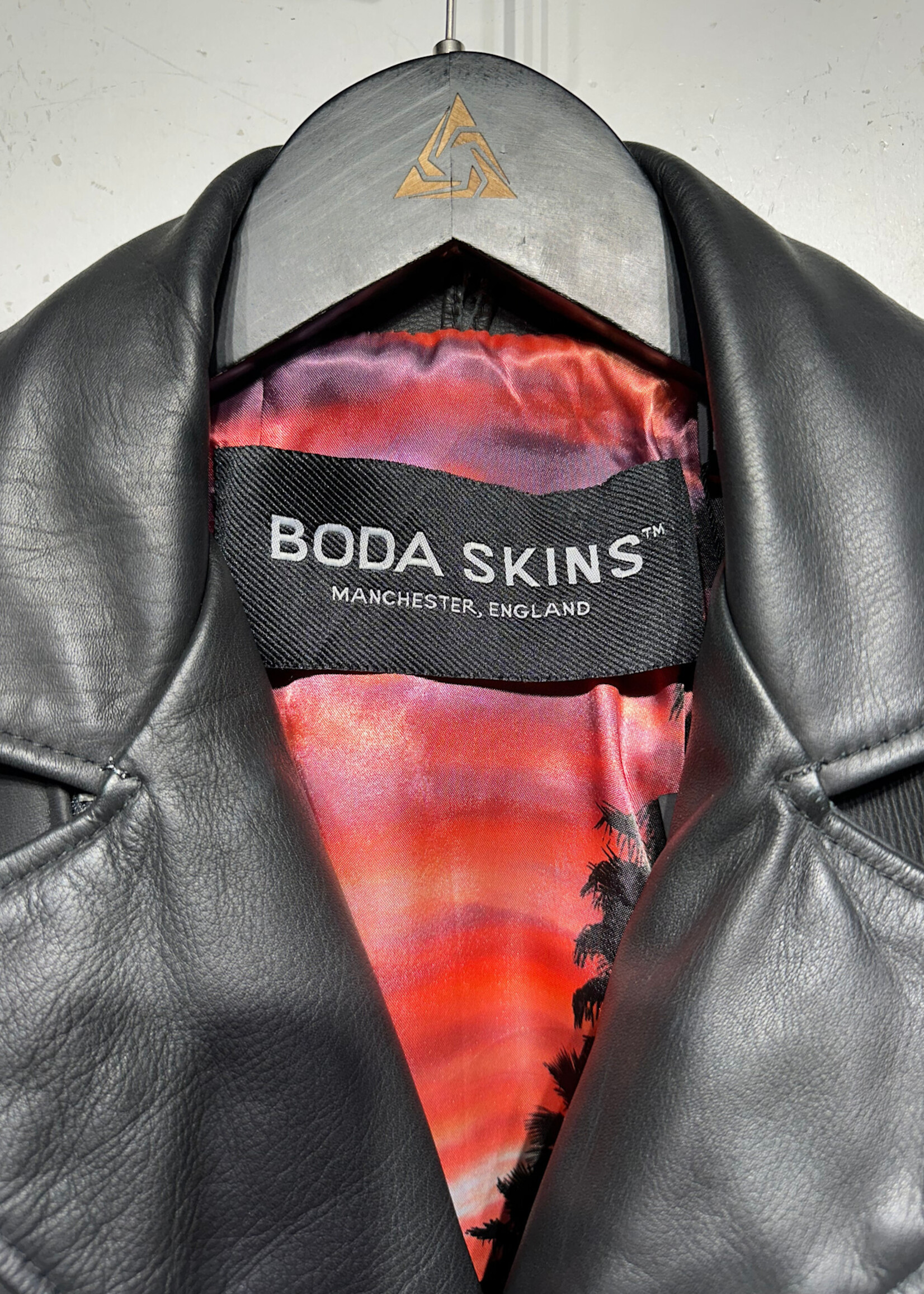 Boda Skins Leather Jacket Fits Masc S (Retail: $400+)