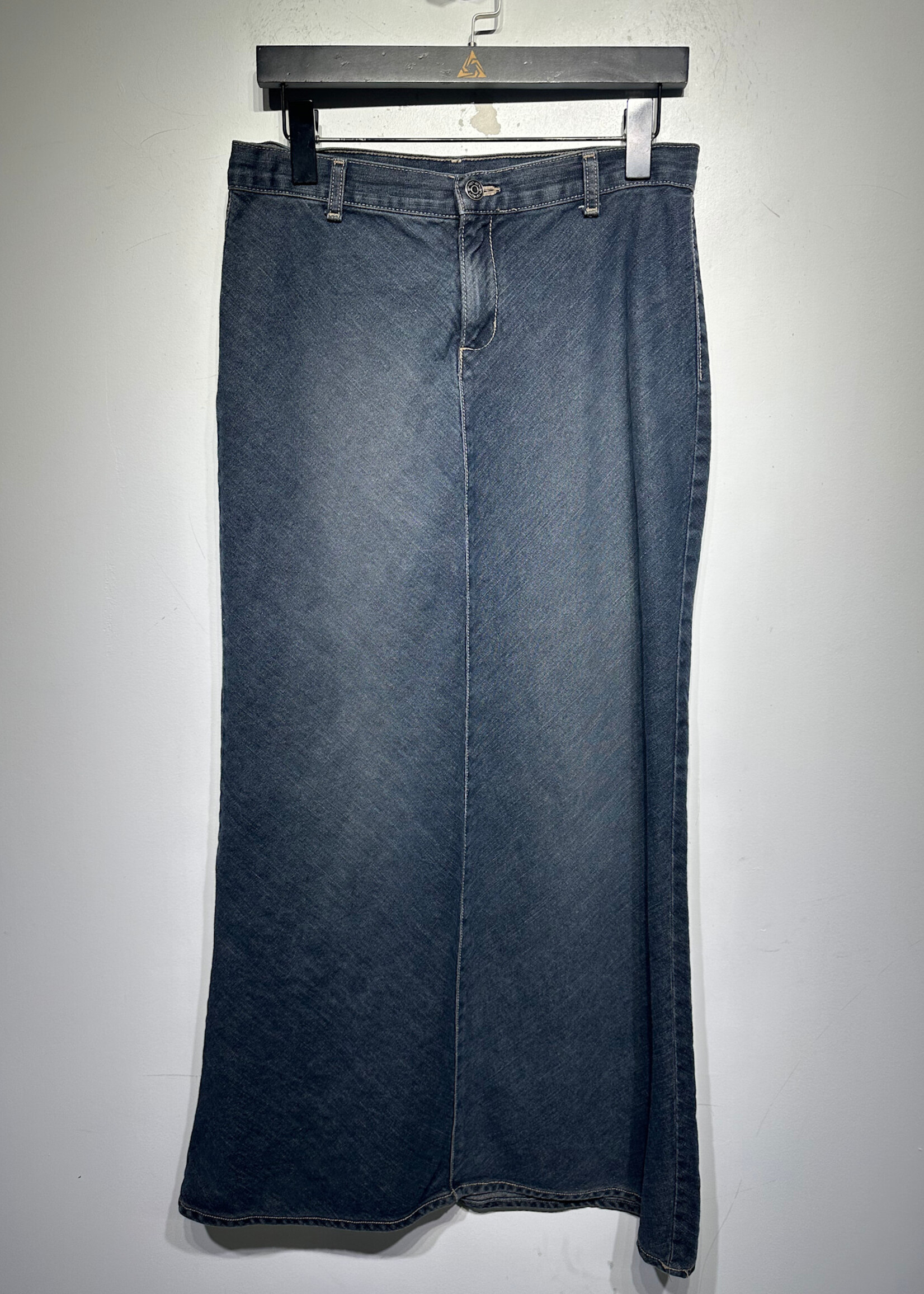 Onion Y2K Denim Maxi Skirt 28