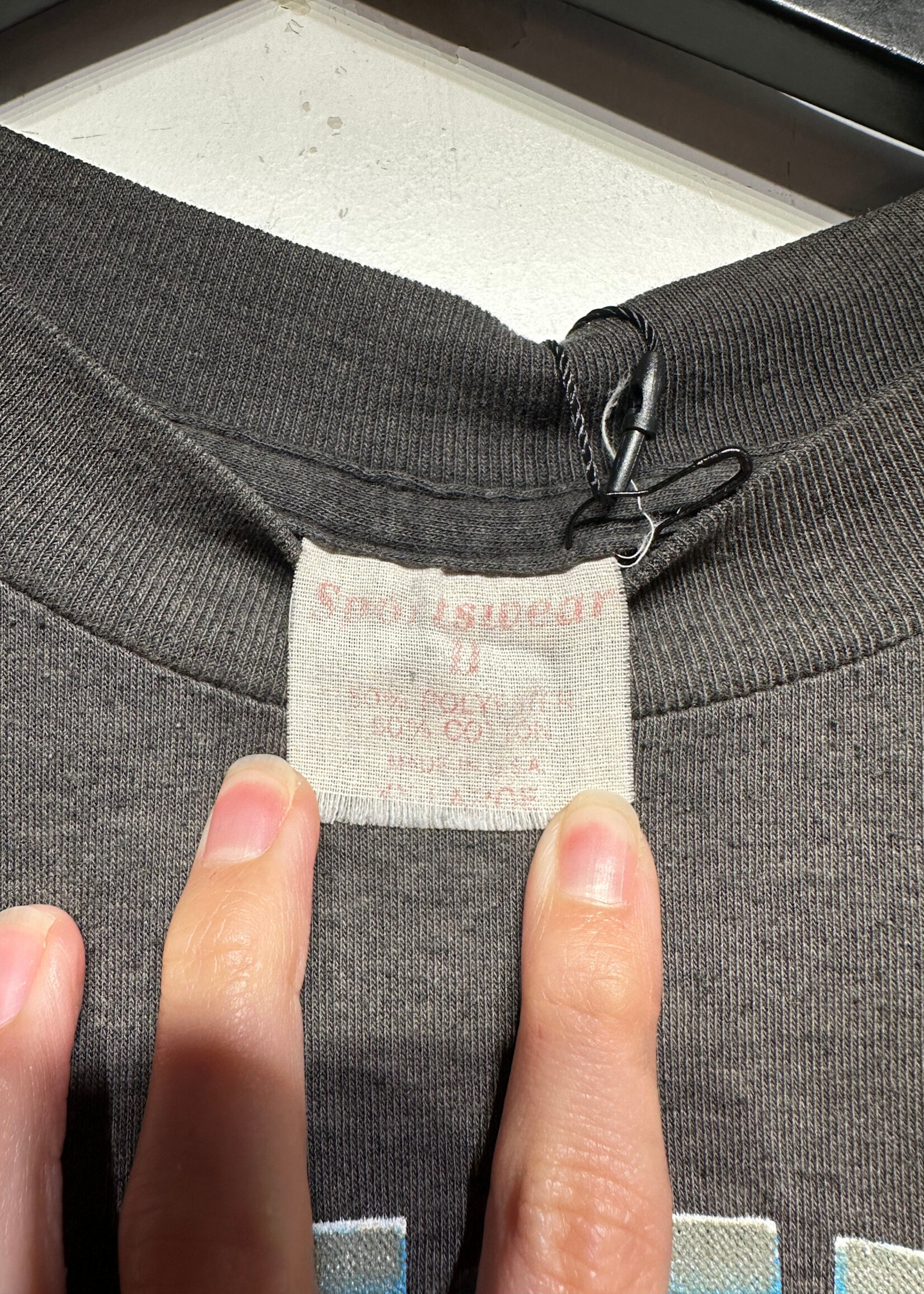 Rendezvous Vintage Dark Grey Tee XL