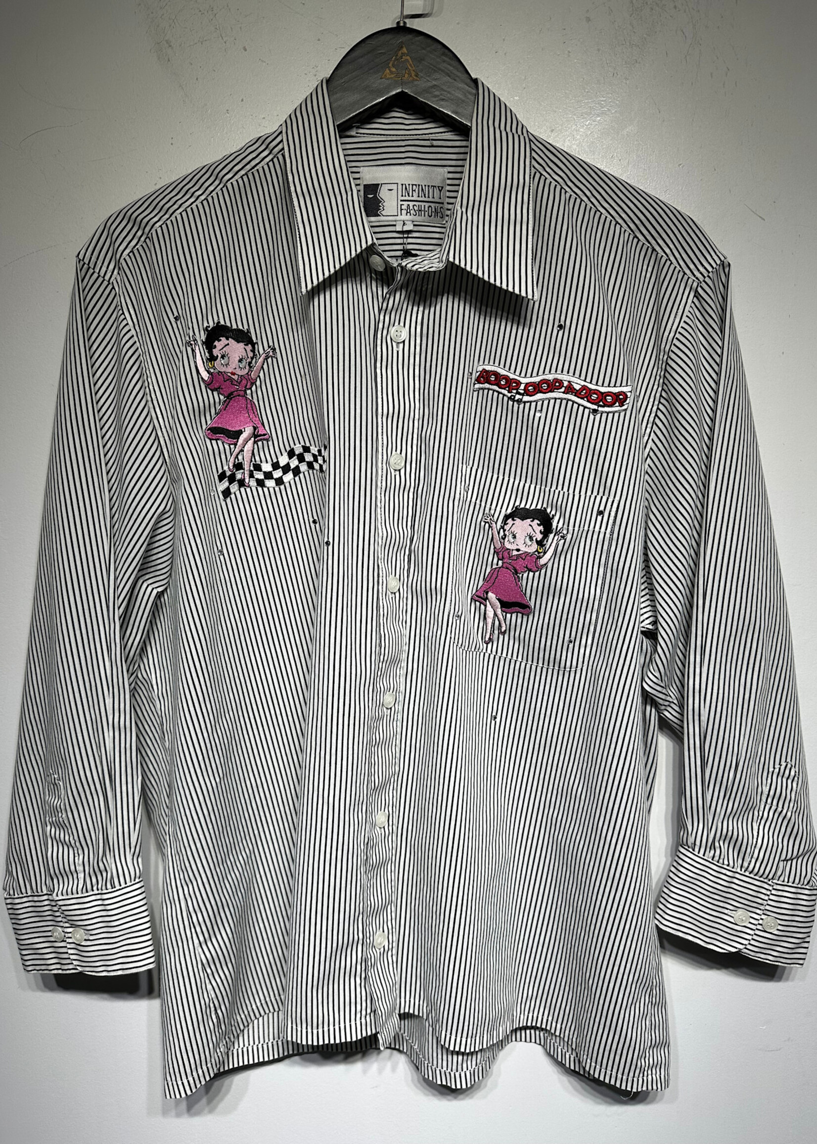 Infinity Betty Boop Pinstripe Bu Fem L