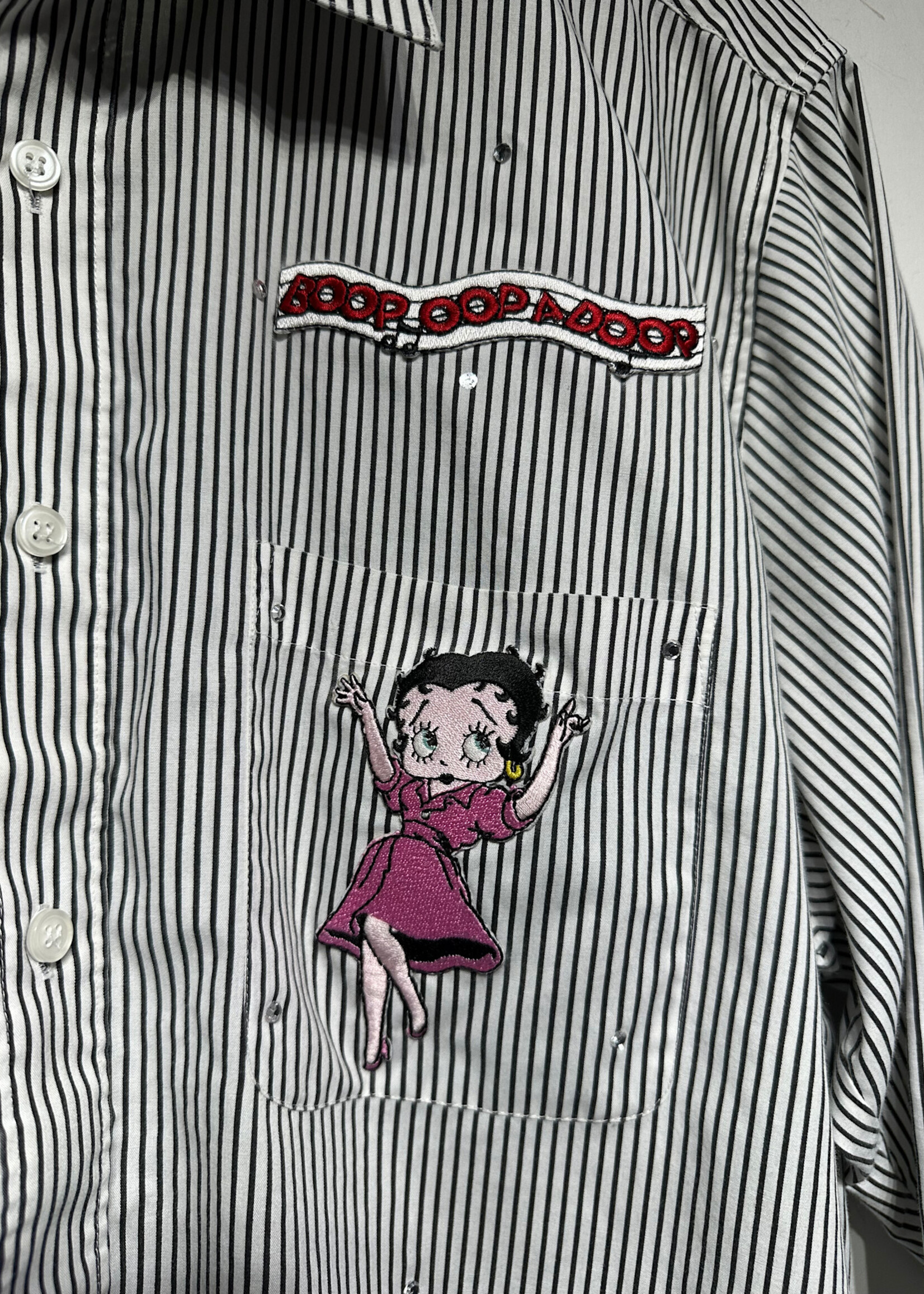 Infinity Betty Boop Pinstripe Bu Fem L