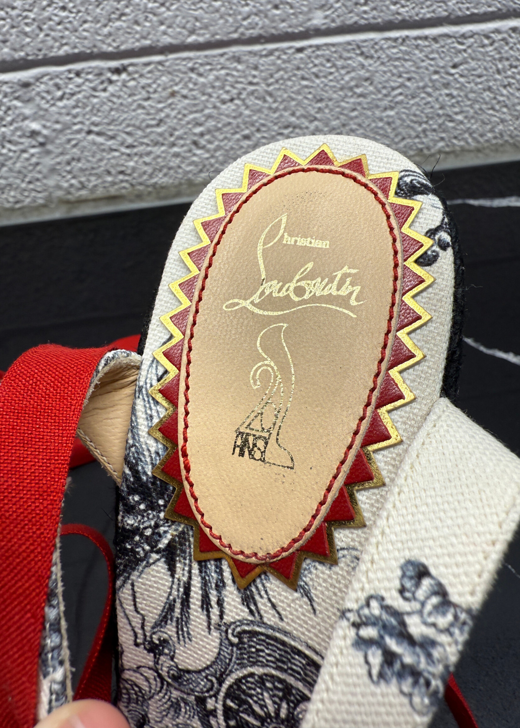 Louboutin Isabelle 20th Anniversary Wedge 39/8