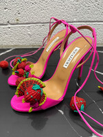 Aquazzura Strawberry Punch Heels Retail: $1365 38/7.5